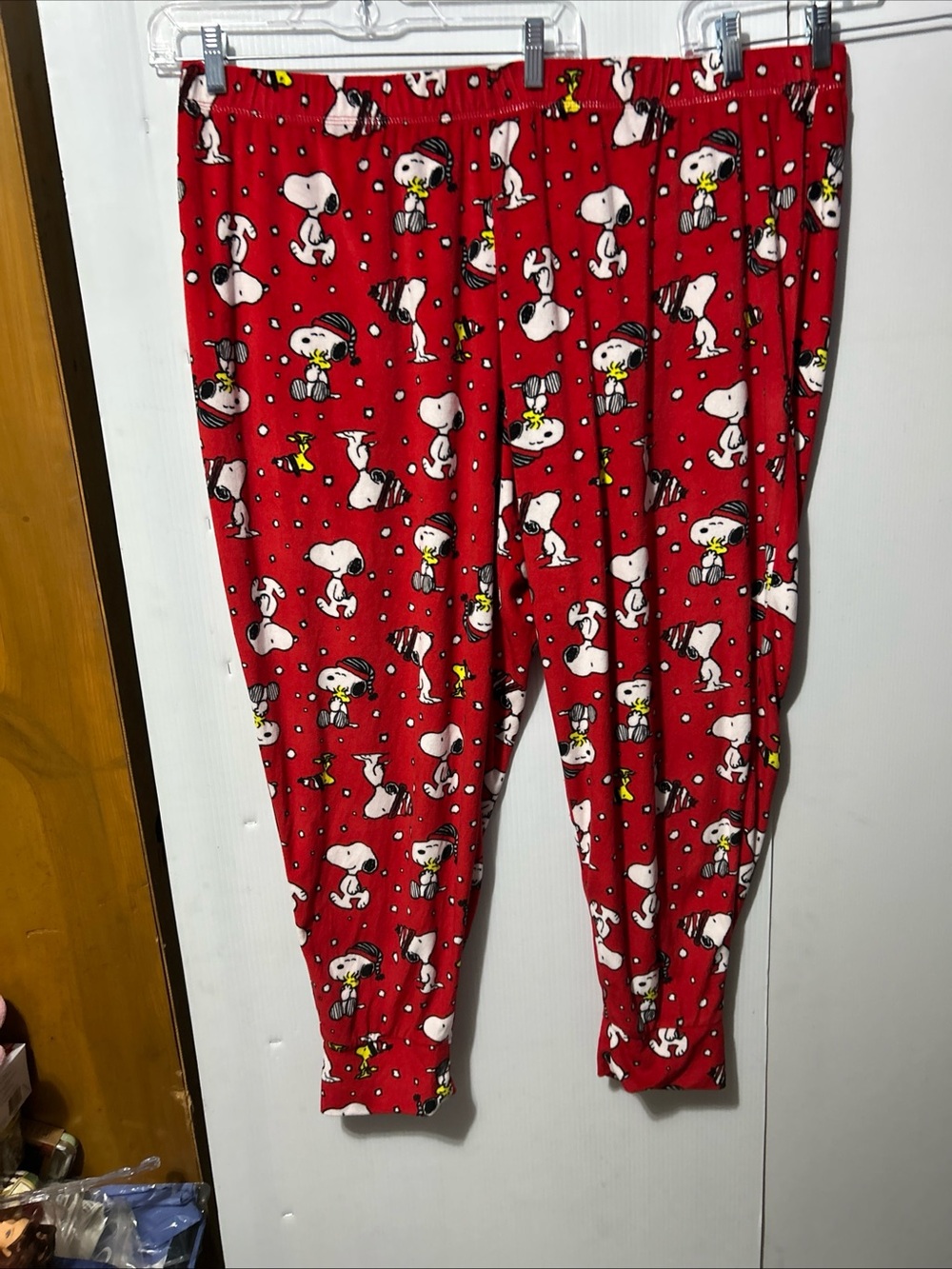 Peanuts Red Snoopy & Woodstock Pajama Pants
